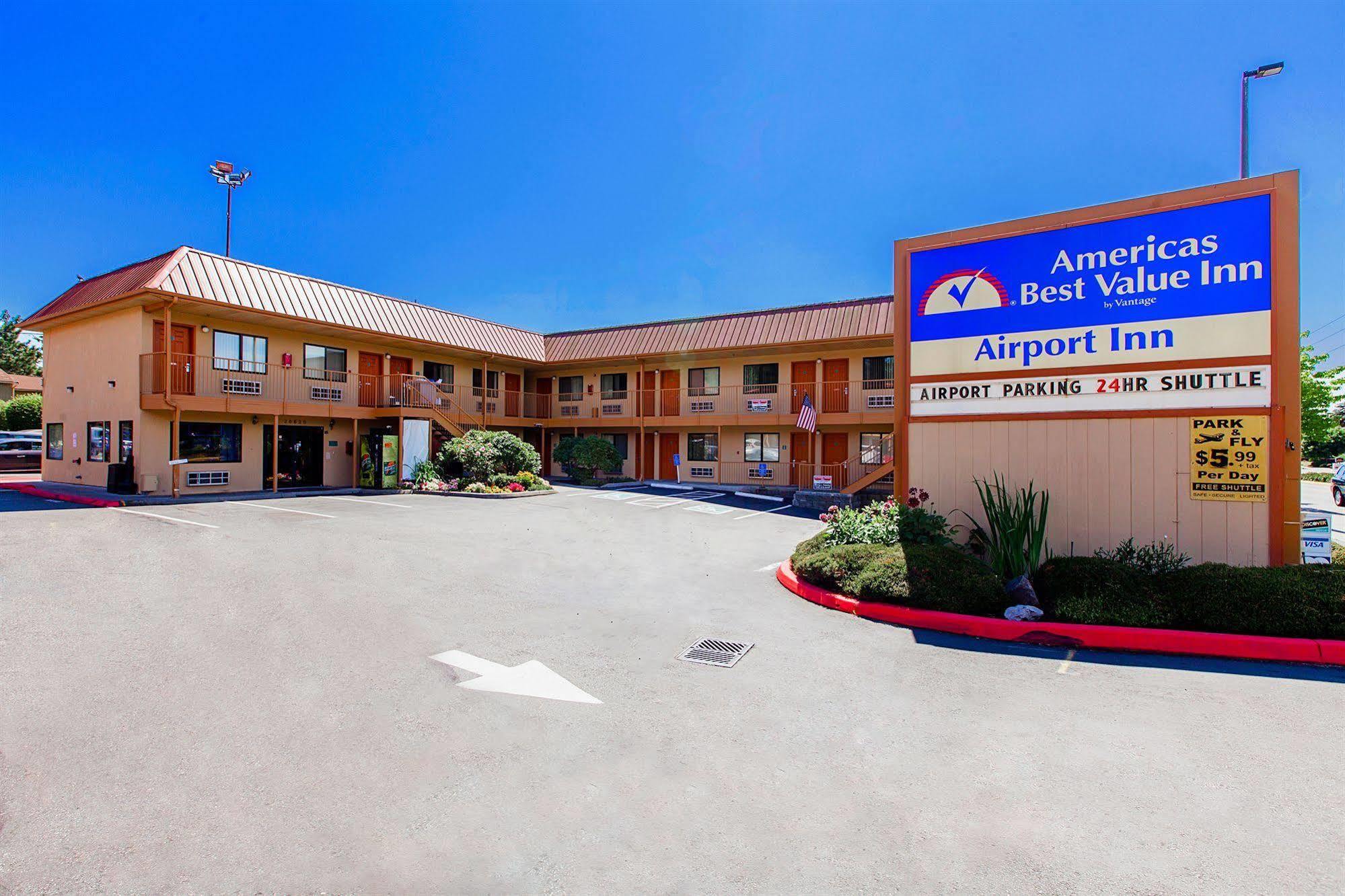 Americas Best Value Airport Inn - シータック エクステリア 写真