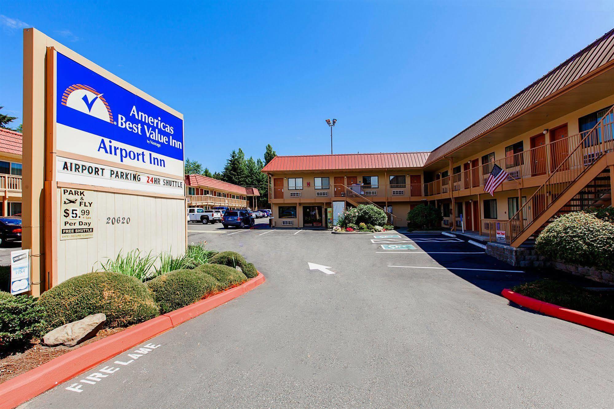 Americas Best Value Airport Inn - シータック エクステリア 写真